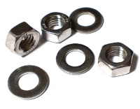 M8 Steel Nut and Washer Zinc Plated (pack of 20 + 20)
